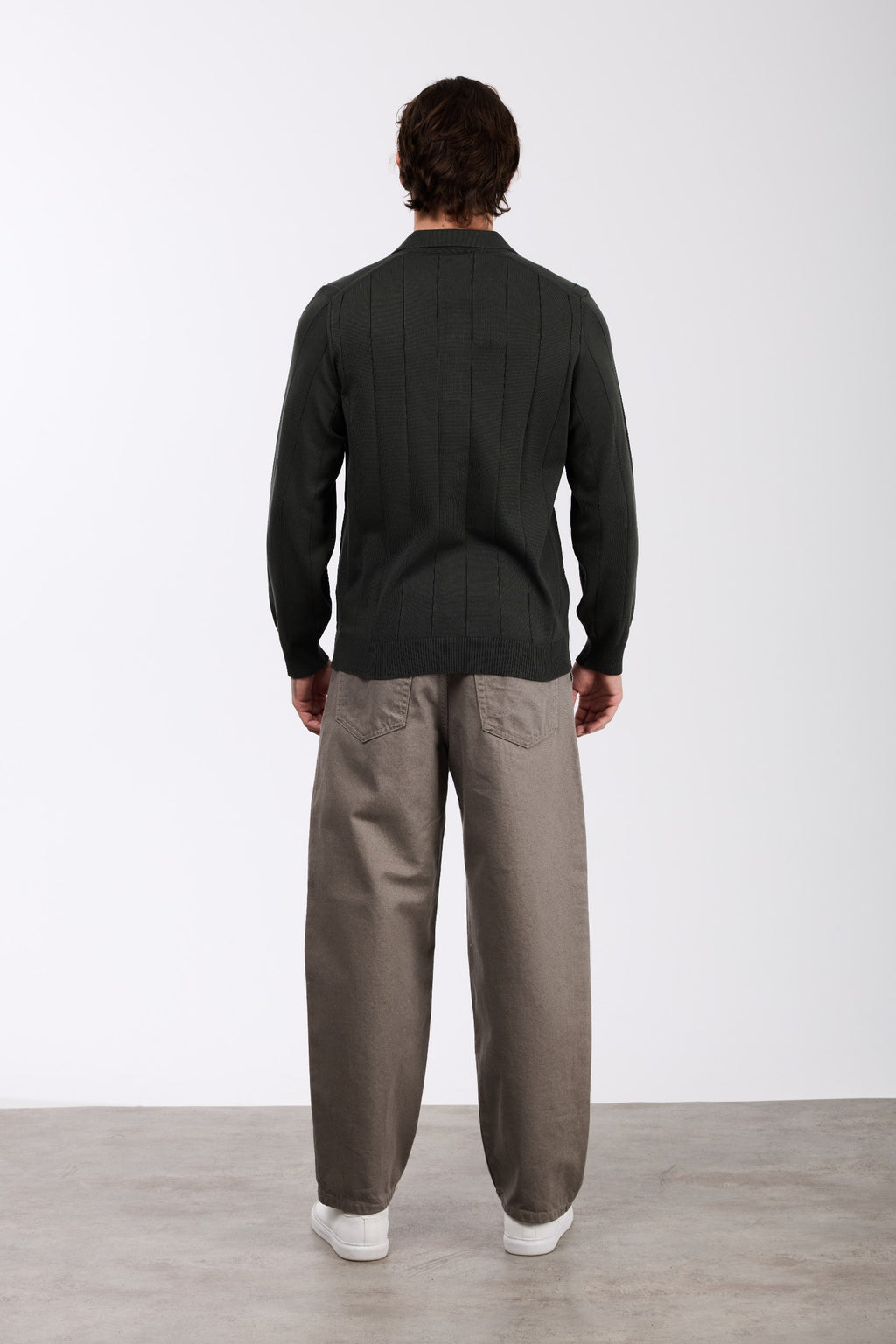 K3475 Langarm-Poloshirt