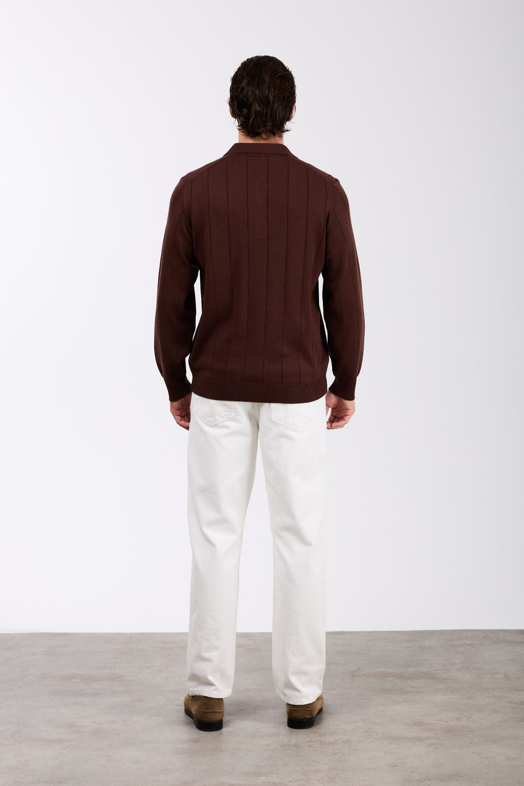 K3475 Langarm-Poloshirt