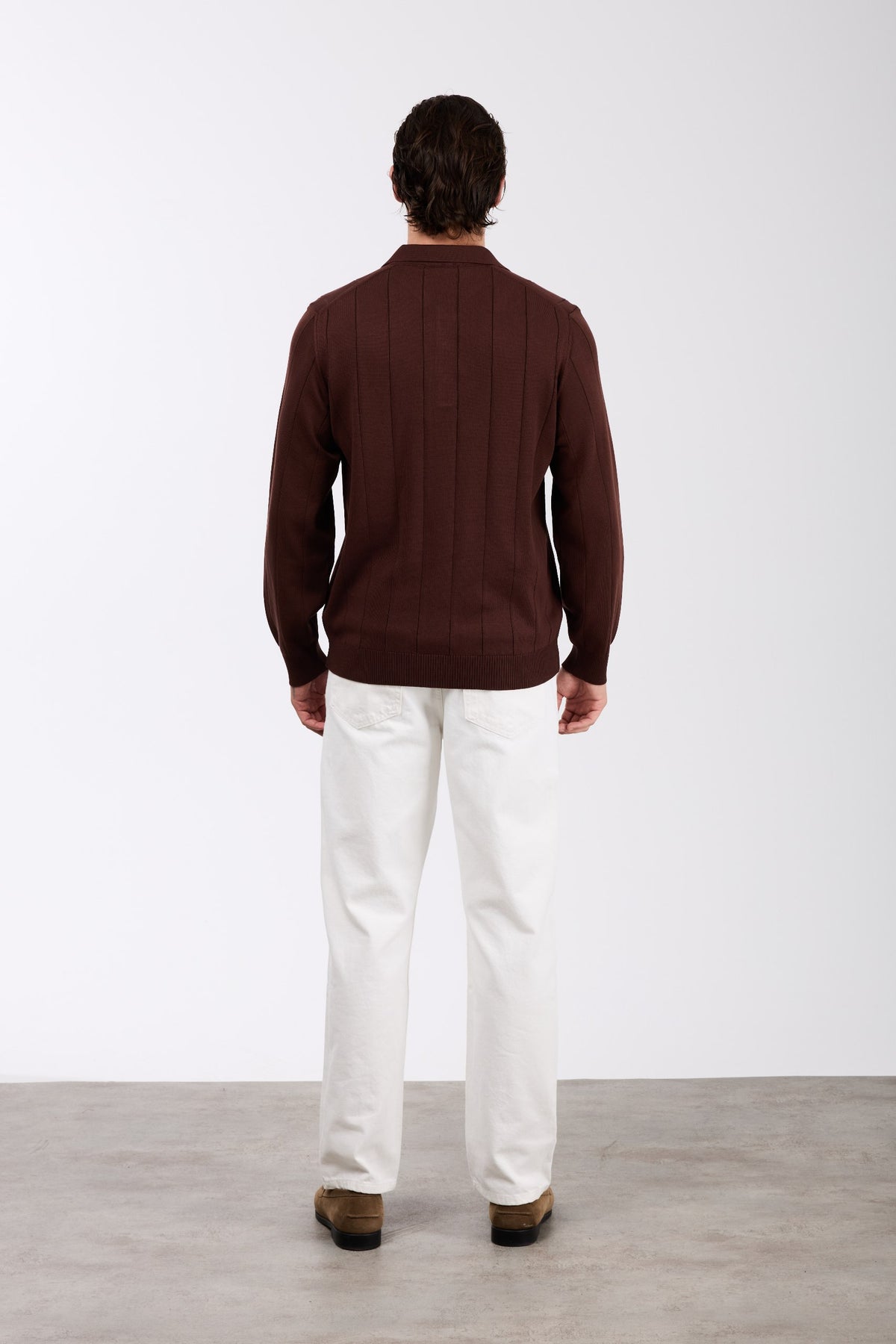 K3475 Langarm-Poloshirt